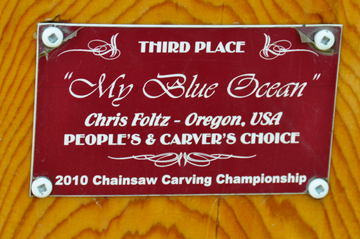 sign: 3rd place 2010 winner